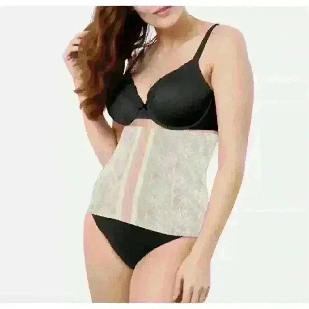 Maidenform Flexees Women's Small Shapes FIRM Control Lace Waist Trainer W82006